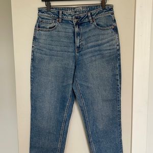 AE Cross Waist Mom Jeans